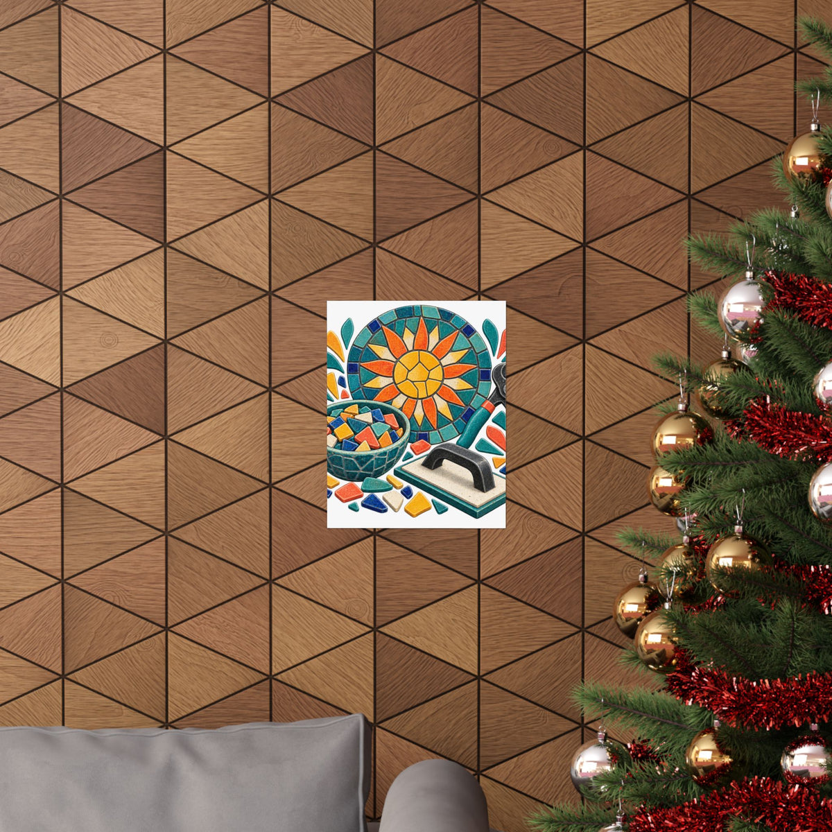 Sunburst Mosaic Making Workshop Poster