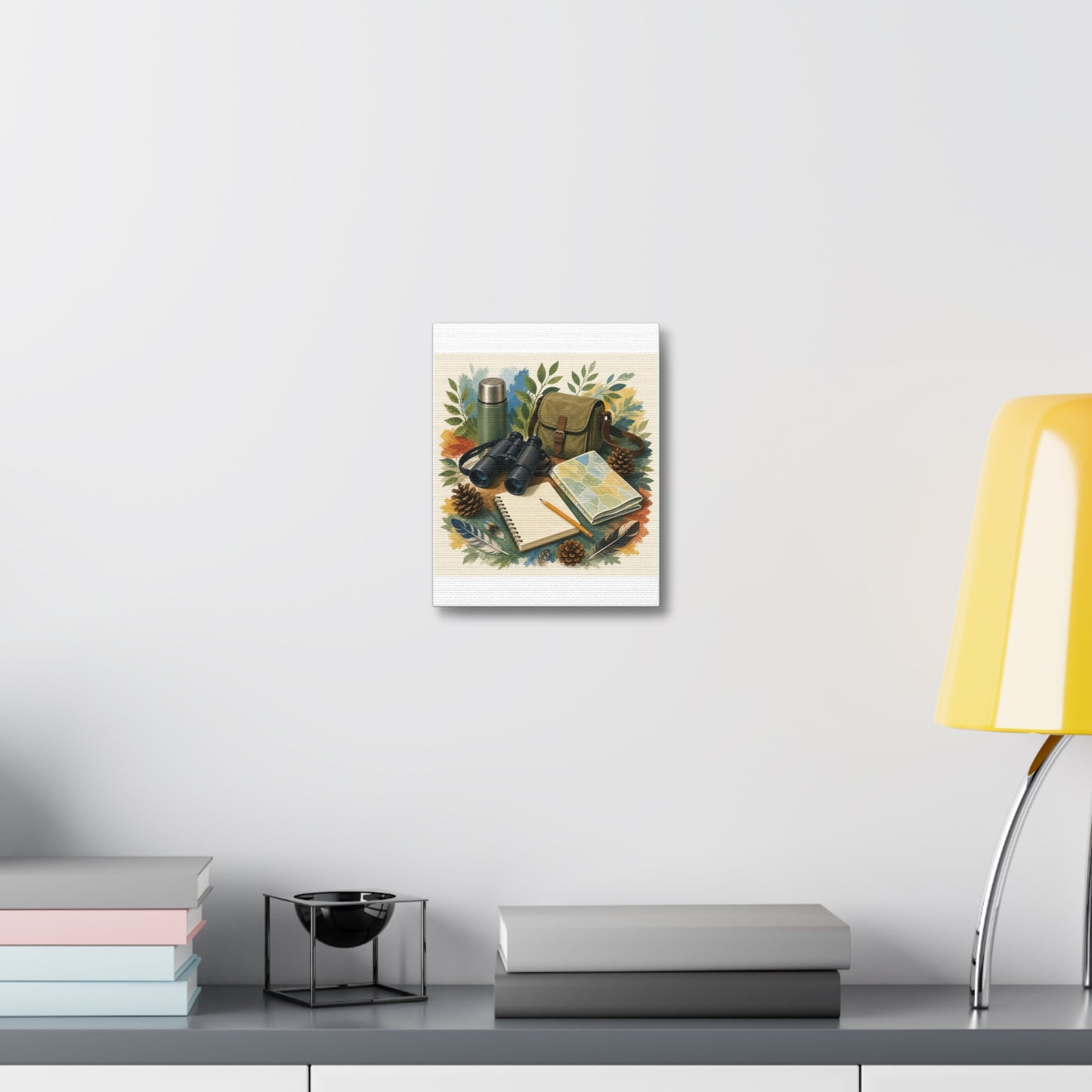 Peaceful Birdwatching Hobby Art Canvas Art