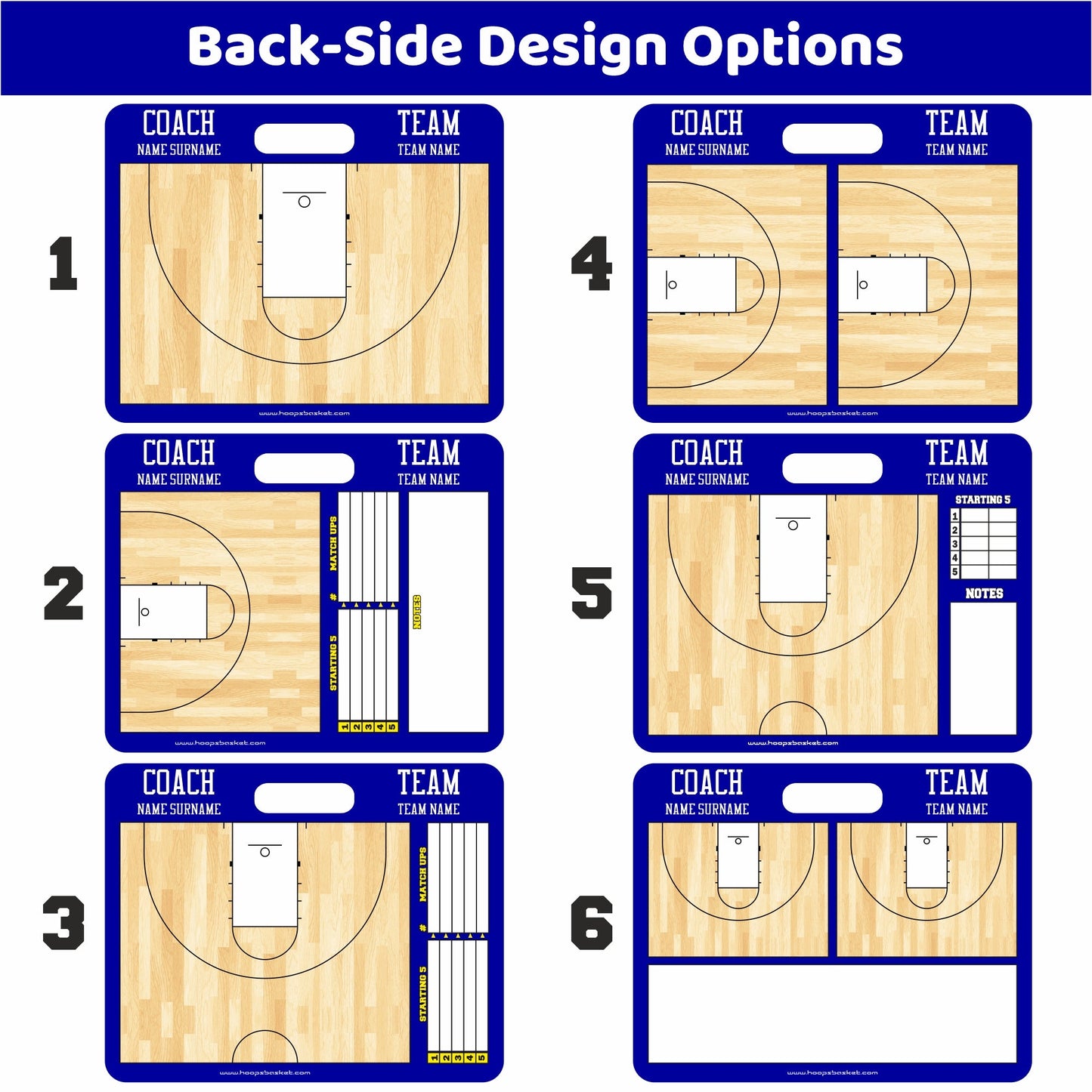Men's NCAA Custom American Style Magnetic Coaching Board 22 x 17.5