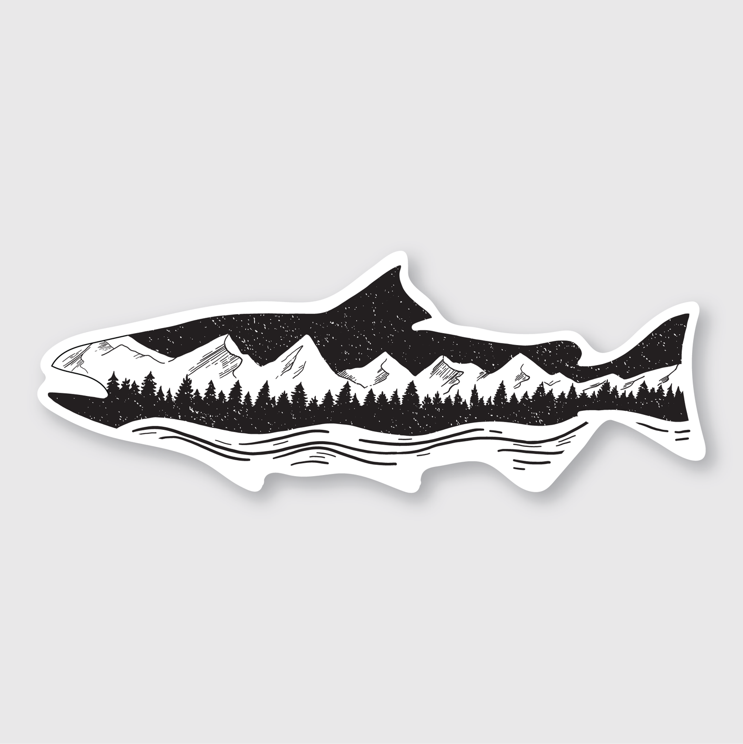Salmon Sticker