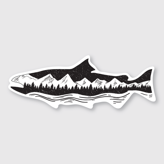 Salmon Sticker