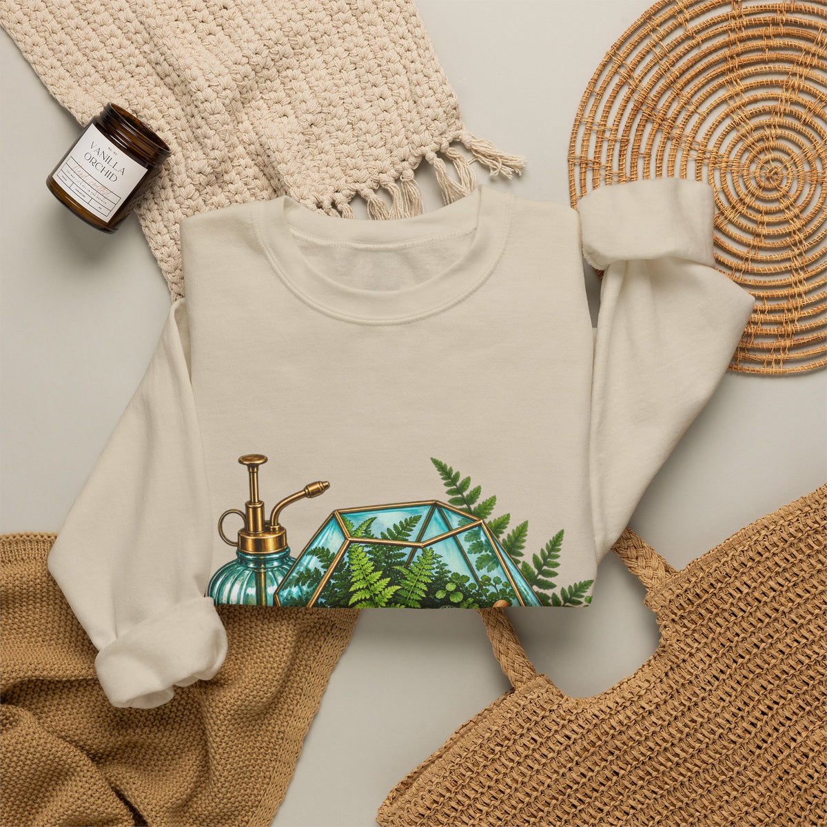 Fern Terrarium Building Workshop Sweatshirt