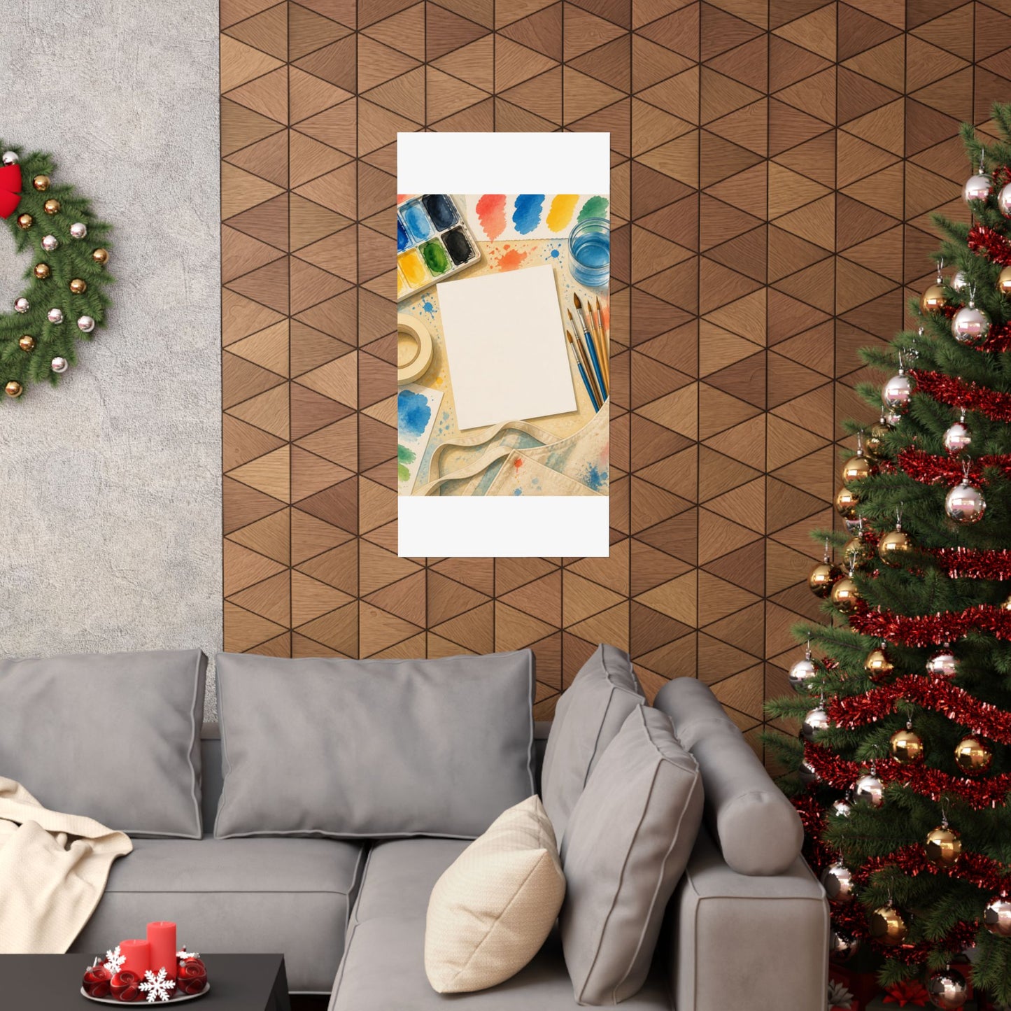Bright Watercolor Painting Hobby Art Poster