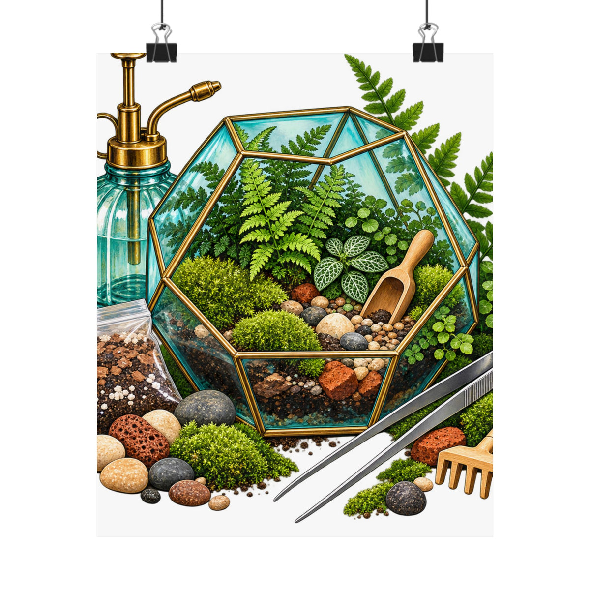 Fern Terrarium Building Workshop Poster
