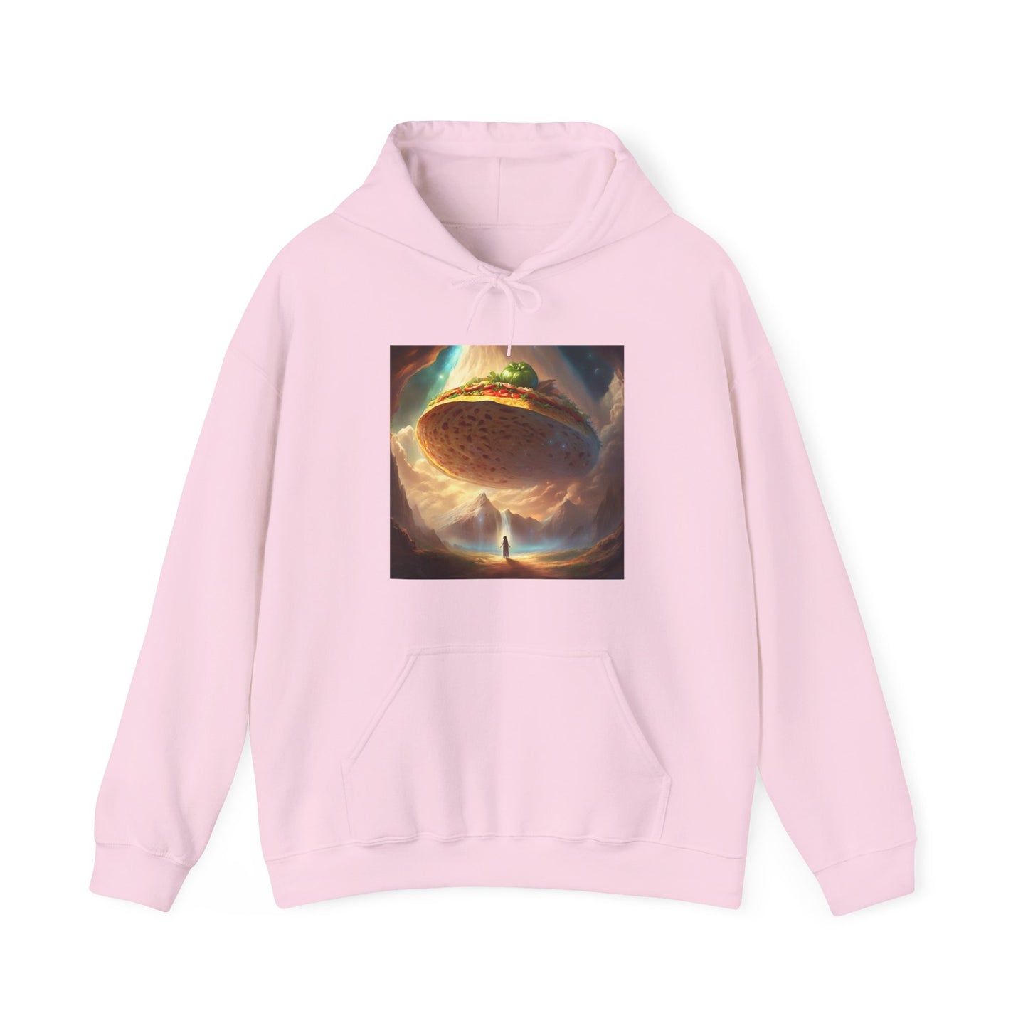 Cosmic Taco UFO Surreal Food Fantasy Art Hoodie