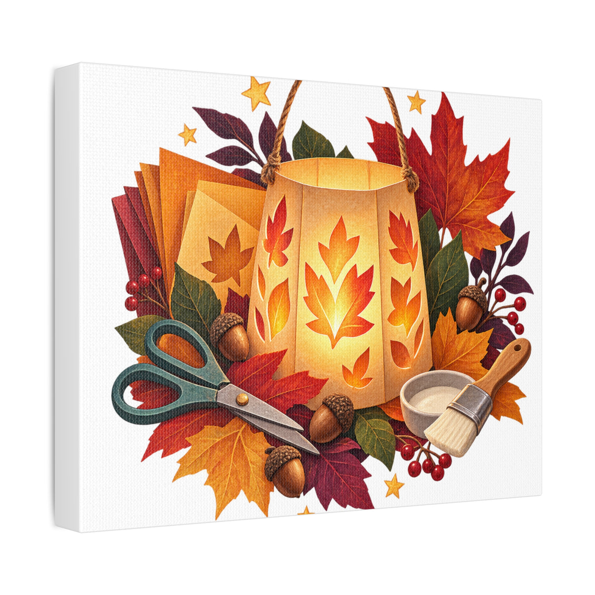 Autumn Lantern Making Workshop Canvas