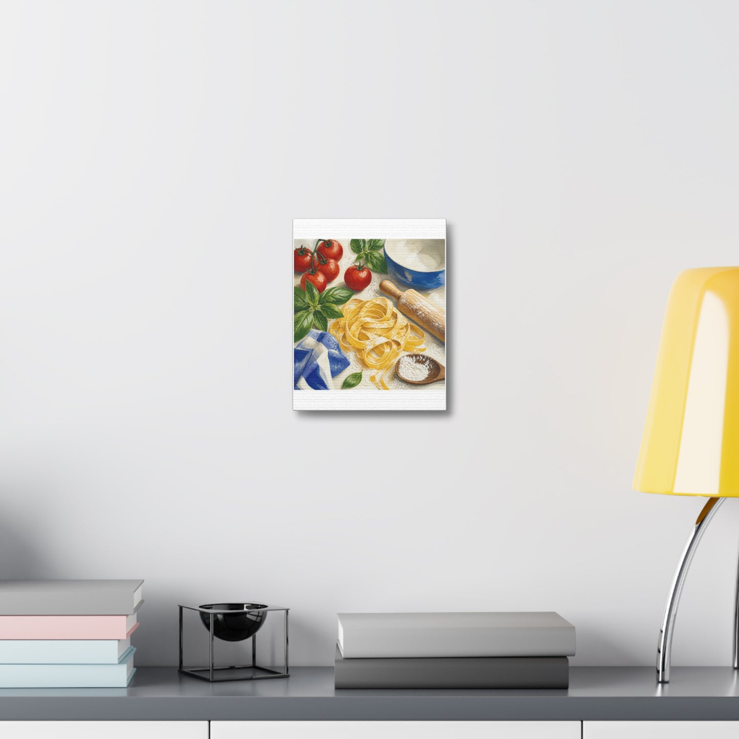 Fresh Pasta Making Kitchen Art Canvas Art