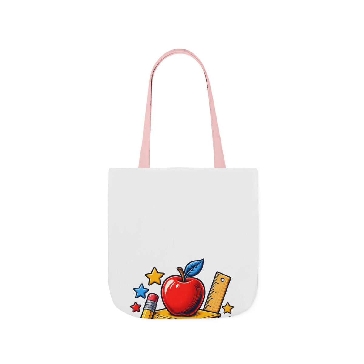 Retro School Books Apple Teacher Appreciation Tote Bag