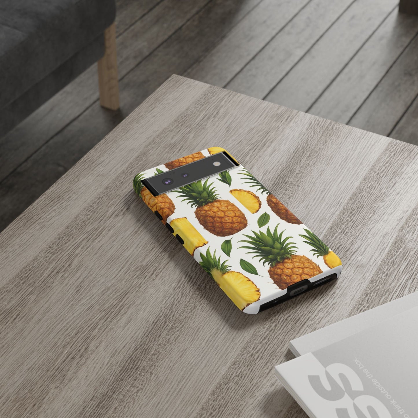 Pineapple Phone Case - Tough Cases, Tropical Phone Cover, Summer Vibe Accessories, Cute Pineapple Design, Fun Gift for Fruit Lovers