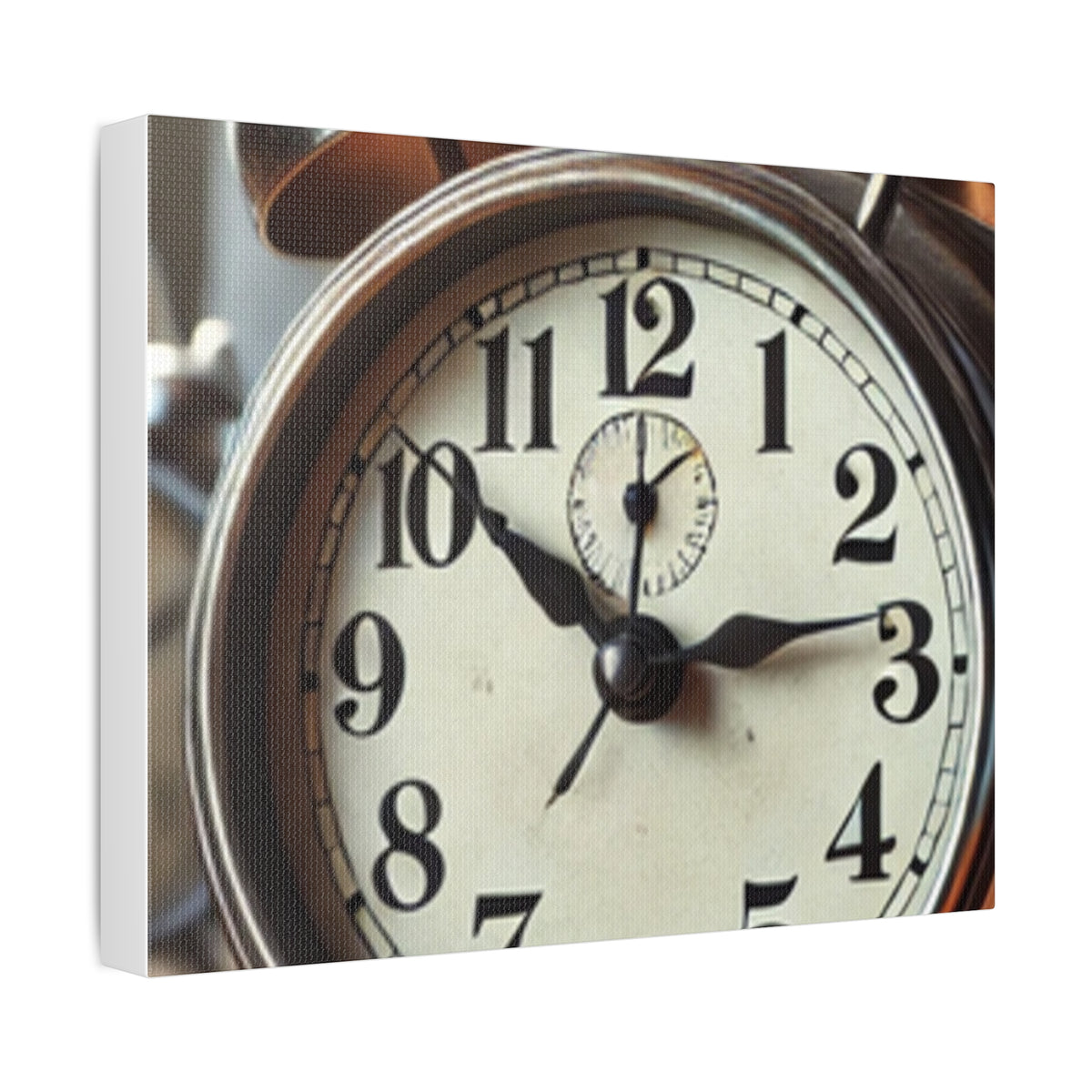 Vintage Alarm Clock Morning Routine Classic Clock Canvas Art