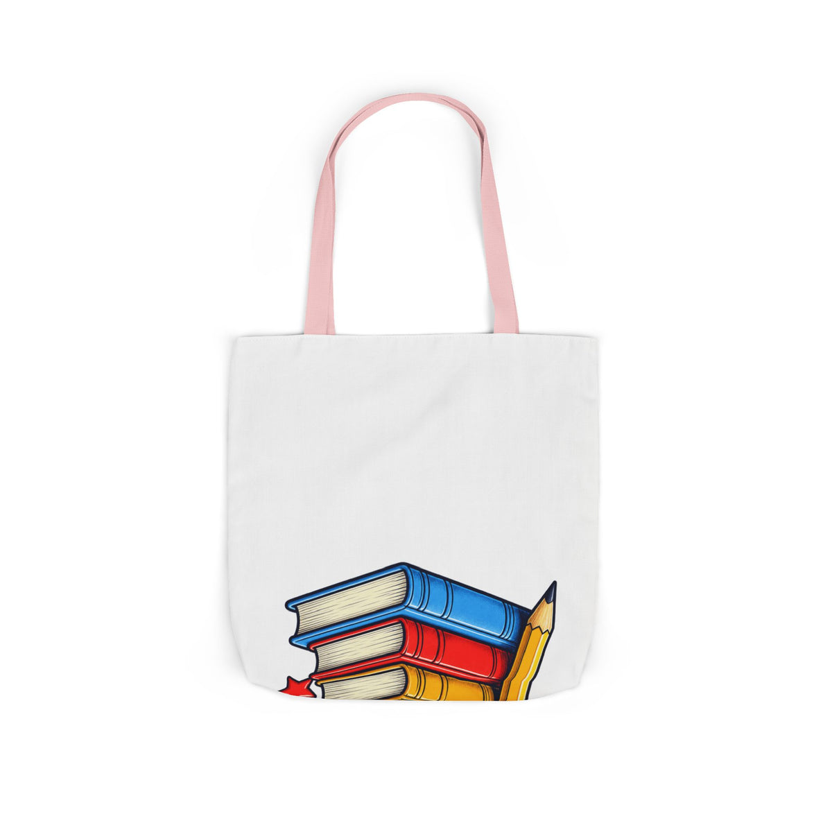 Retro School Books Apple Teacher Appreciation Tote Bag