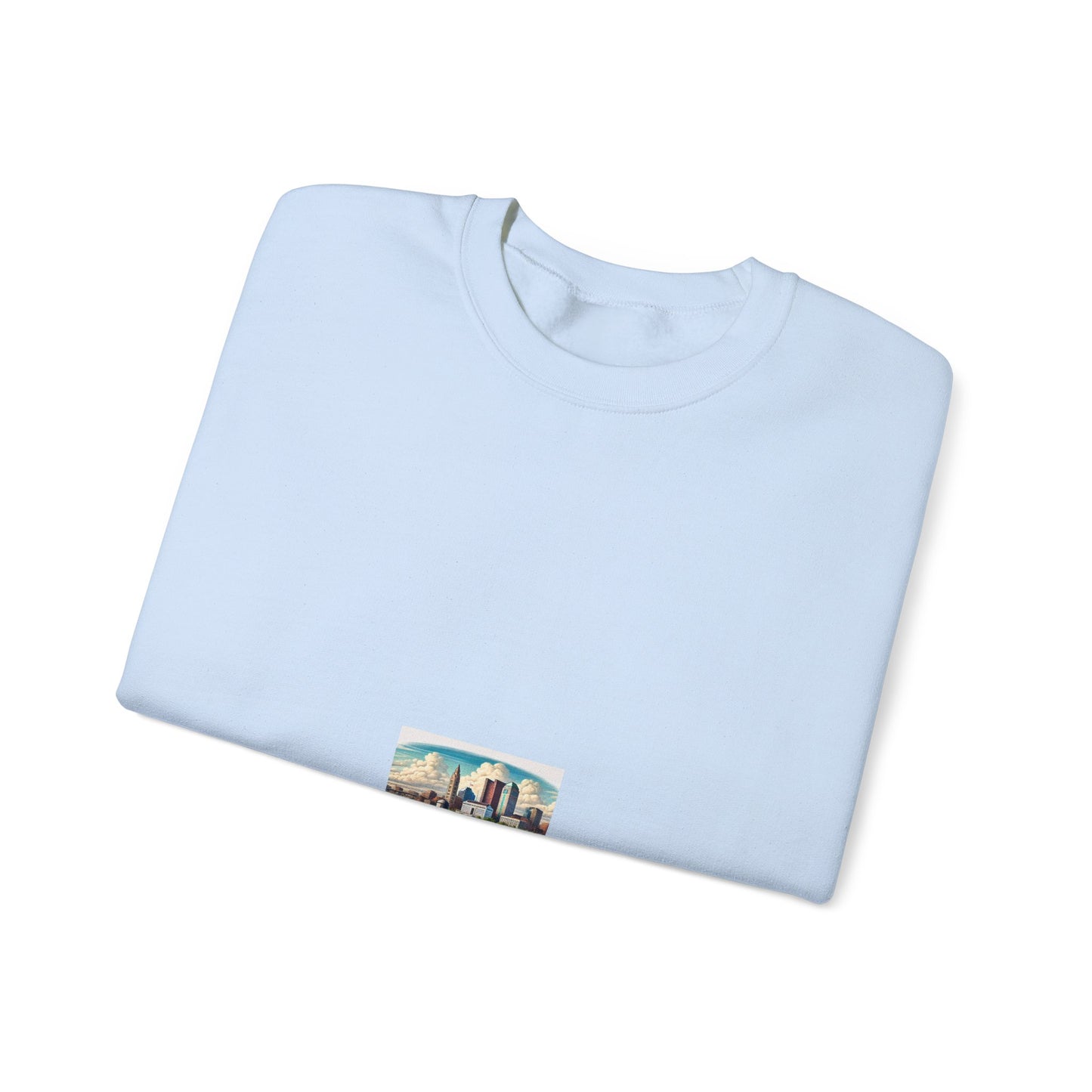 Rural River City Skyline Hometown Landscape Sweatshirt