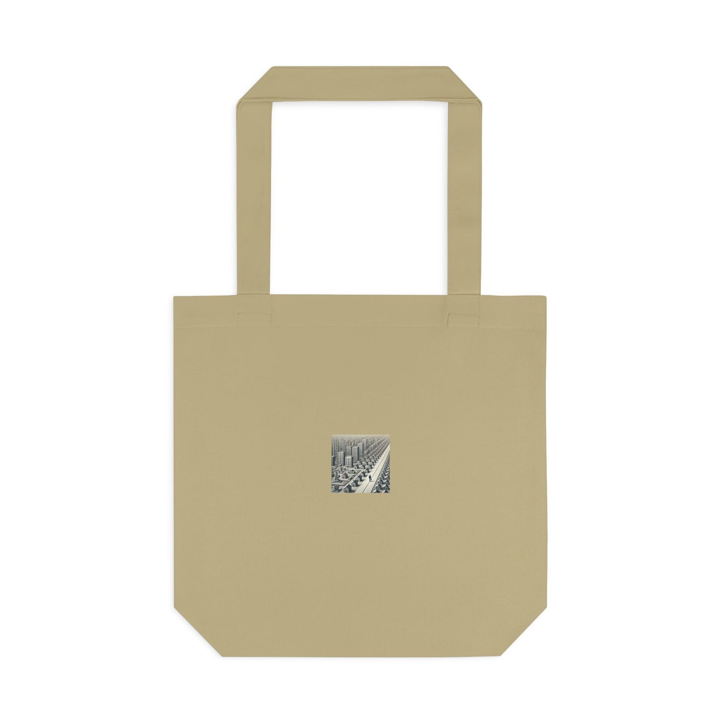 Monochrome Urban Factory Cityscape Tote Bag Architecture Gift