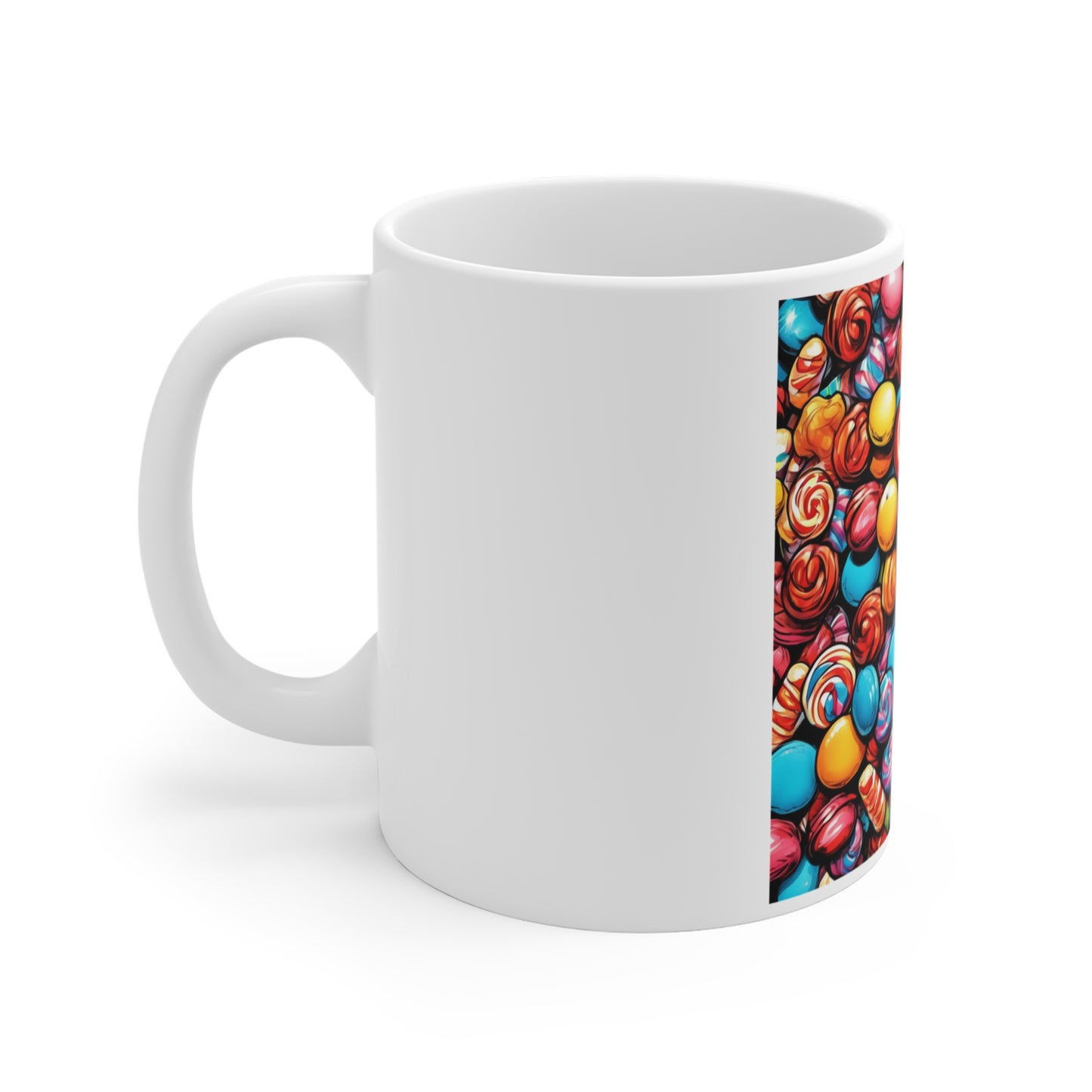 Colorful Candy Pattern Sweets Gift Art Coffee Mug