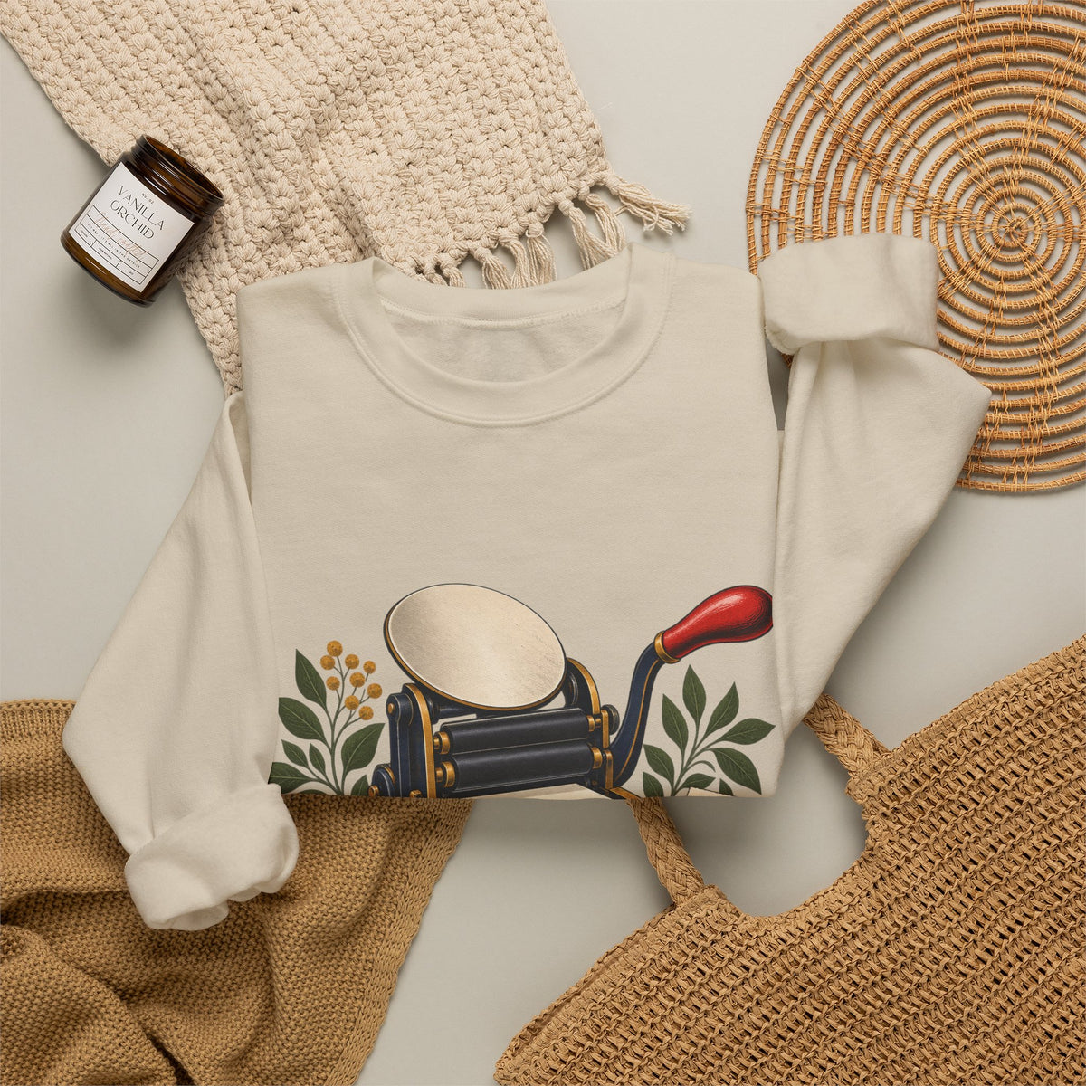 Botanical Letterpress Printshop Sweatshirt