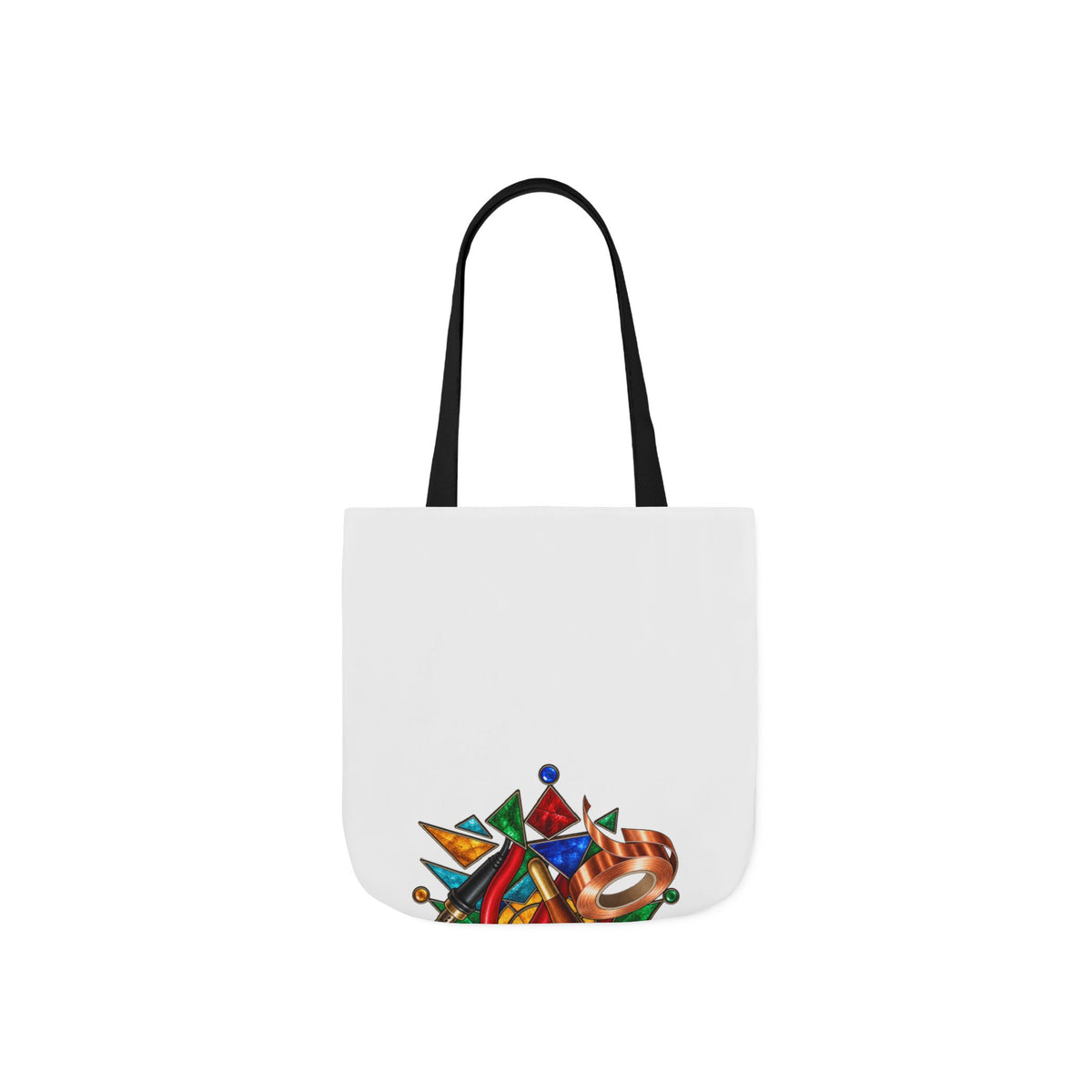 Stained Glass Workshop Tools Tote Bag
