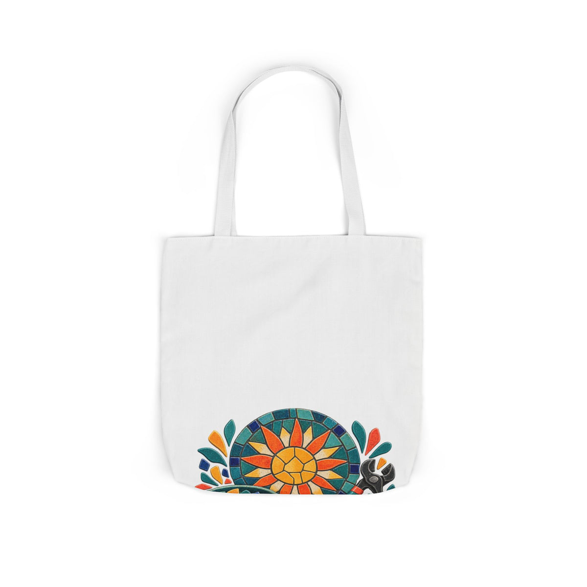 Sunburst Mosaic Making Workshop Tote Bag