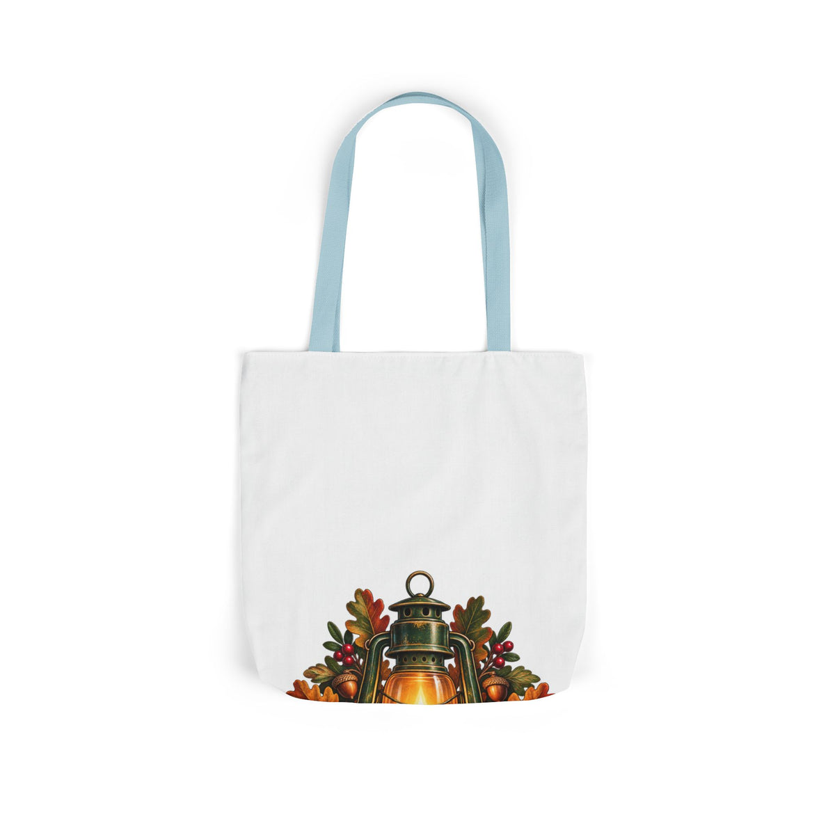 Autumn Oak Lantern and Acorns Tote Bag