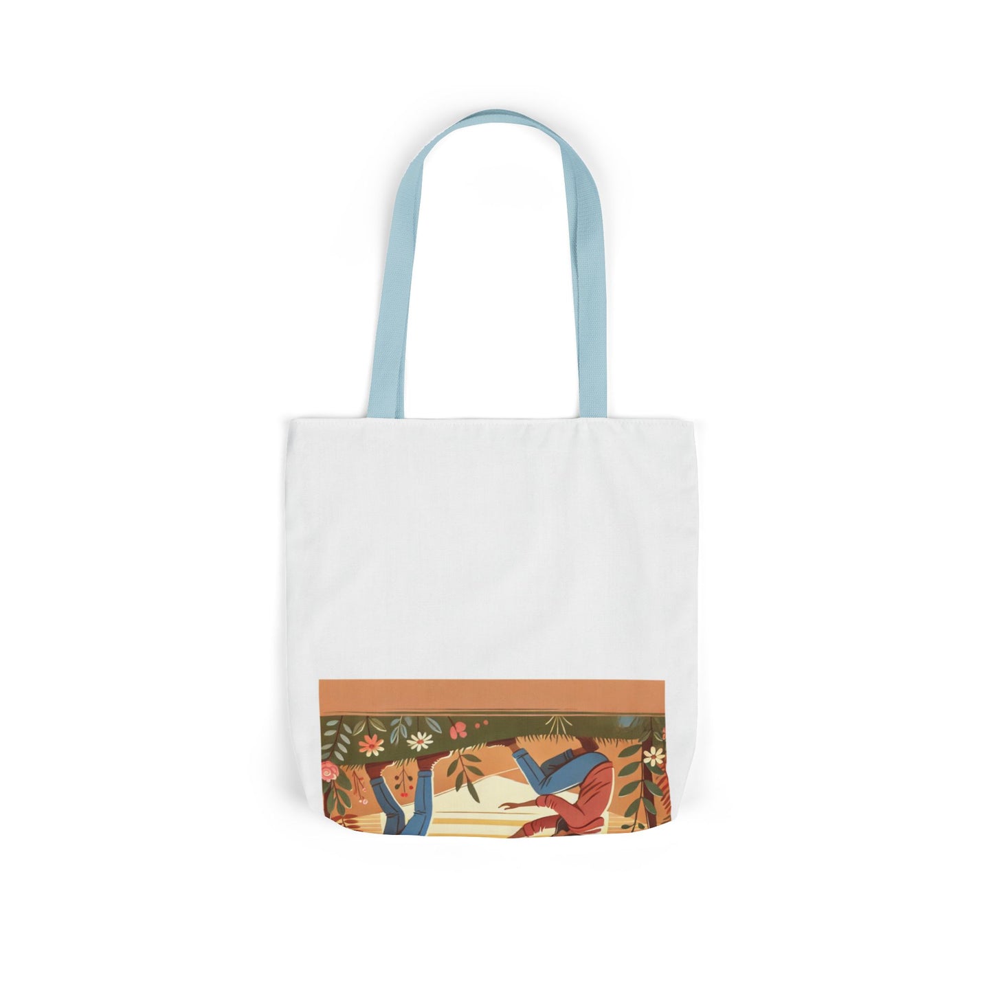 Helping Hands Sunset Garden Canvas Tote Bag