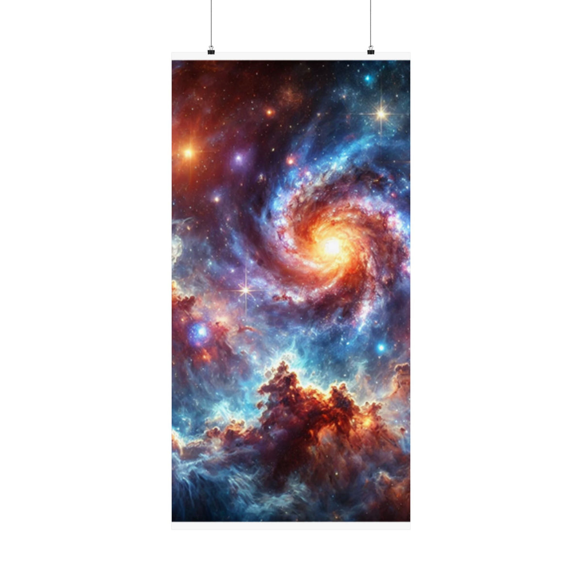 Galaxy Nebula Dreamscape Abstract Space Poster Wall Art Decor