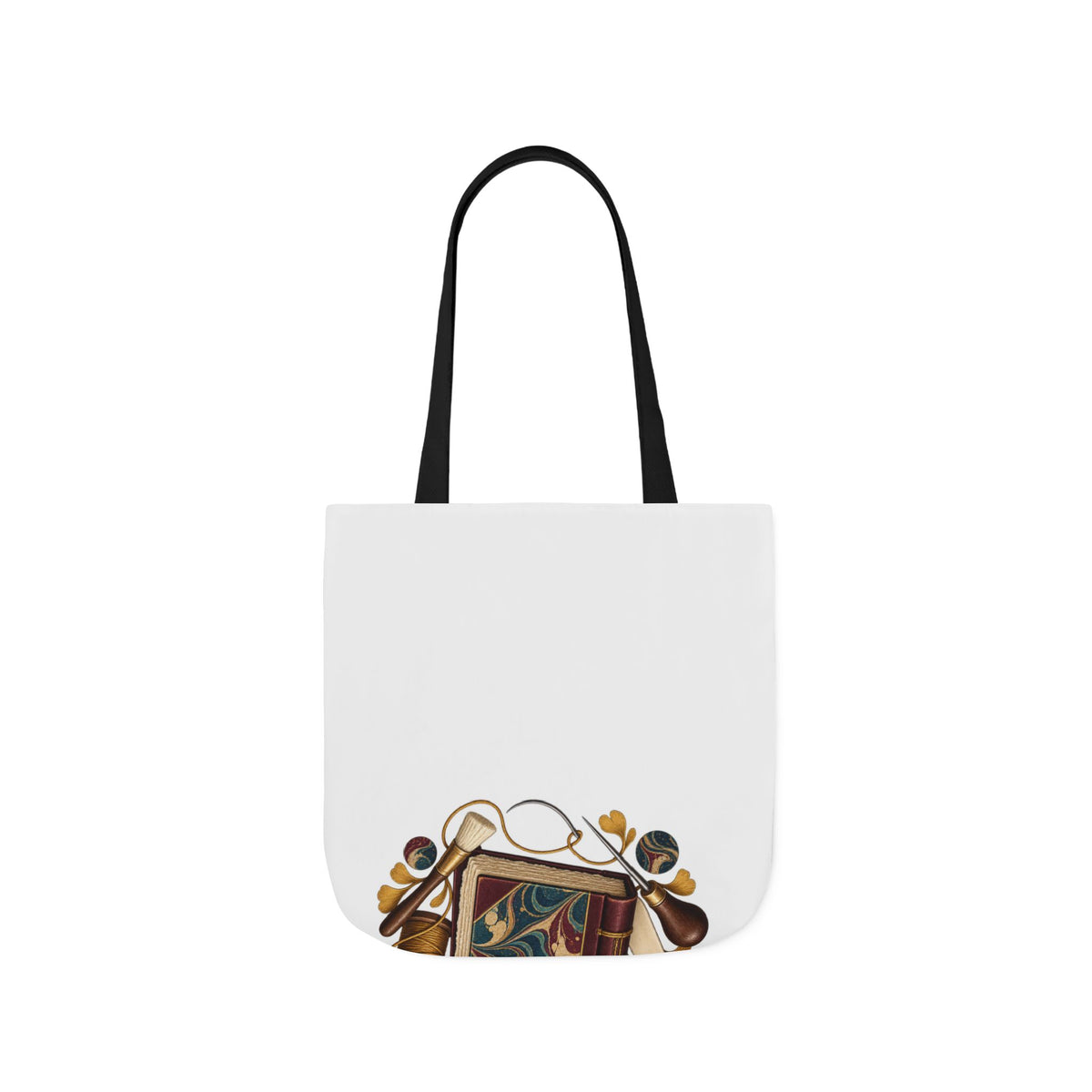 Traditional Marbled Bookbinding Workshop Tote Bag