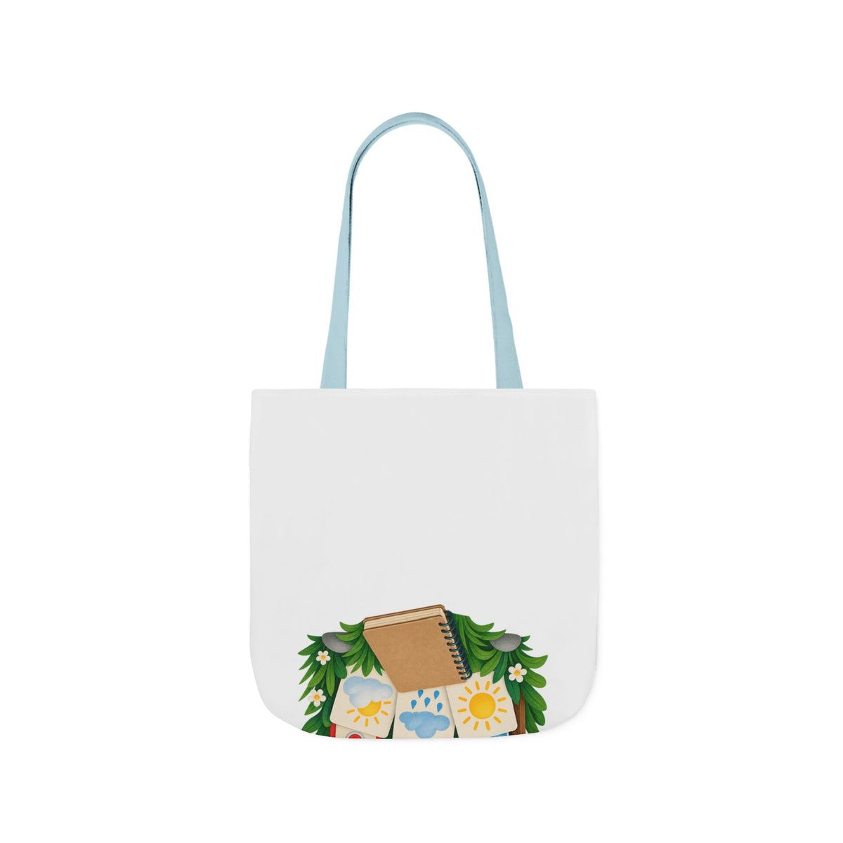 Colorful Backyard Weather Watching Kit Tote Bag