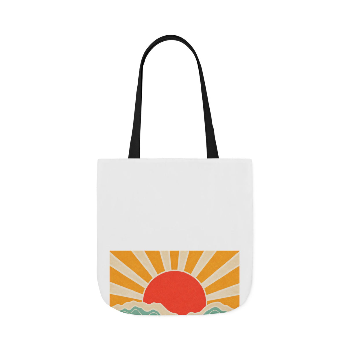 Topographic Sunrise Modern Outdoor Adventure Tote Bag