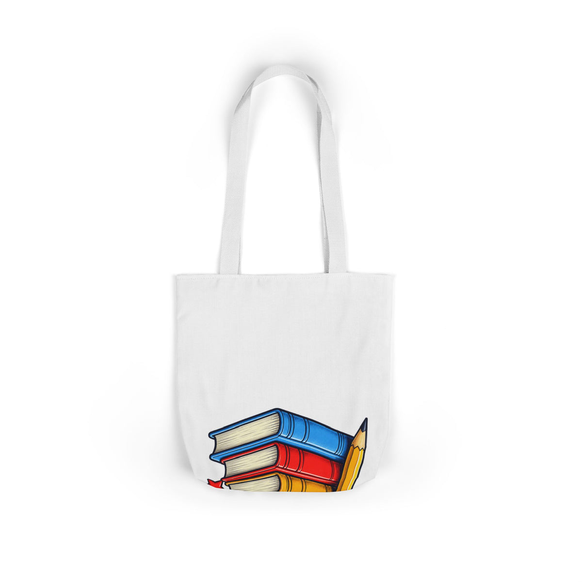 Retro School Books Apple Teacher Appreciation Tote Bag