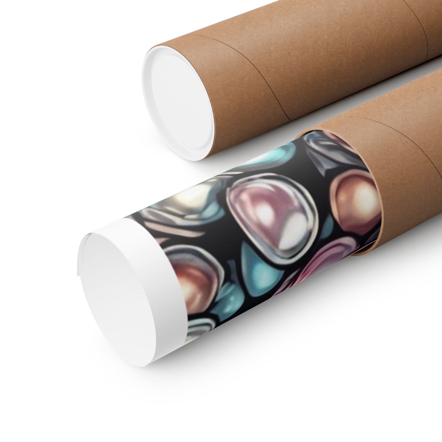Pearl Bubble Pattern Abstract Gift Art Poster