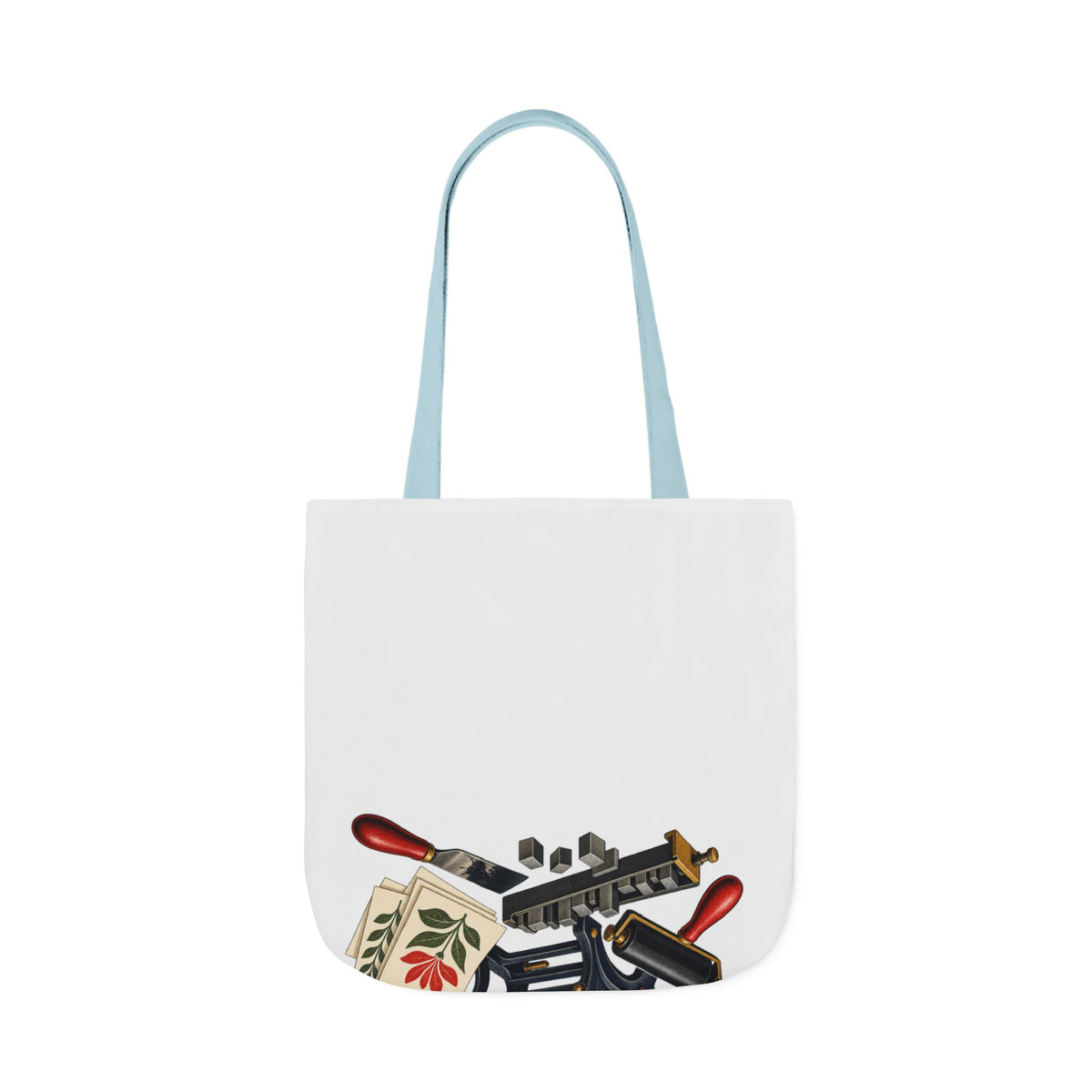Botanical Letterpress Printshop Tote Bag