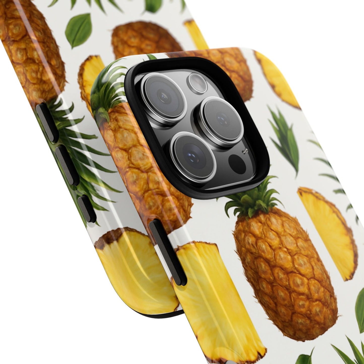 Pineapple Phone Case - Tough Cases, Tropical Phone Cover, Summer Vibe Accessories, Cute Pineapple Design, Fun Gift for Fruit Lovers