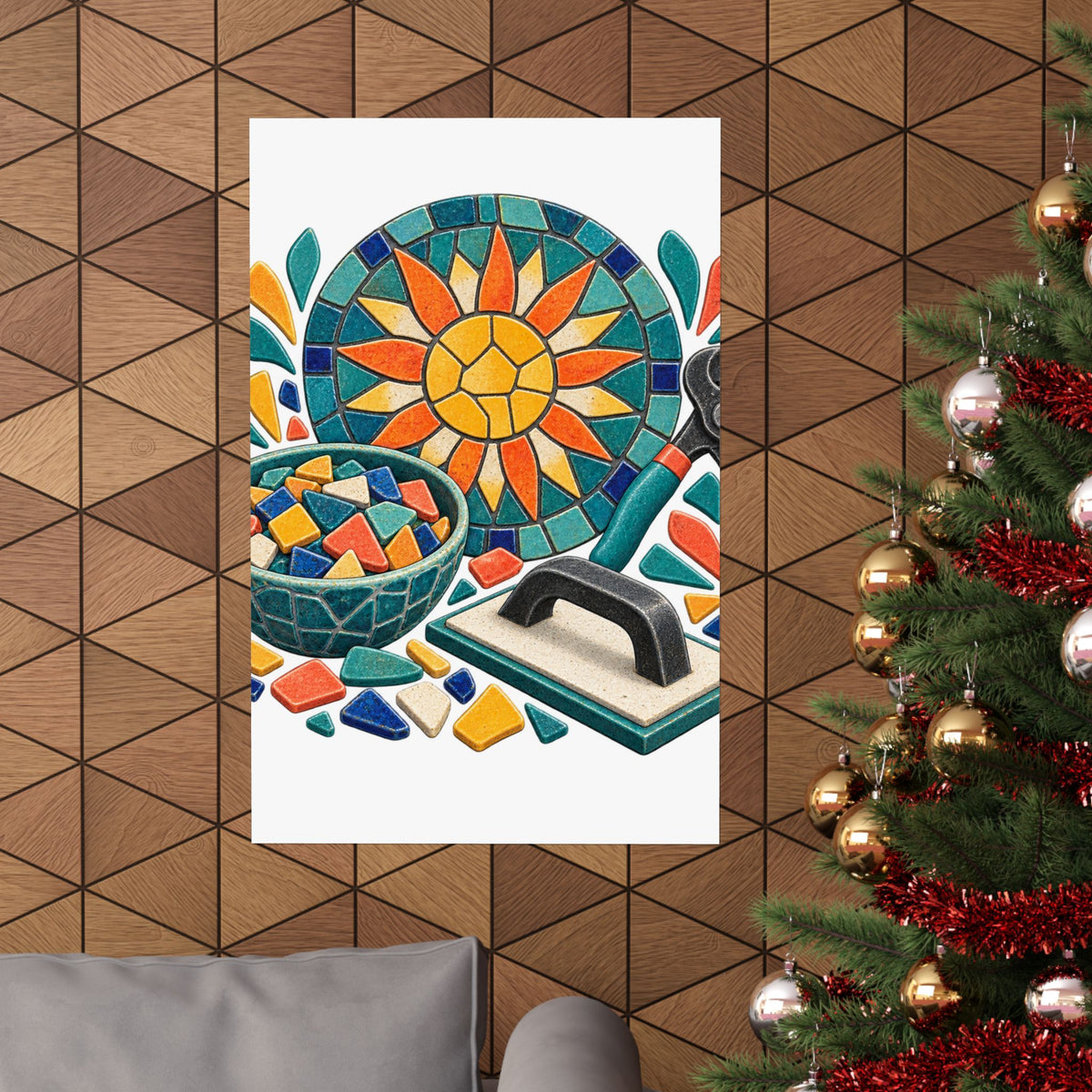 Sunburst Mosaic Making Workshop Poster