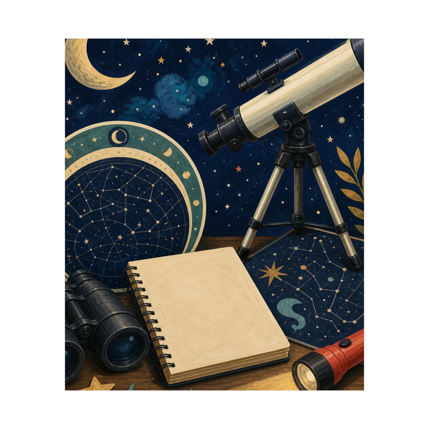 Classic Stargazing Astronomy Hobby Poster