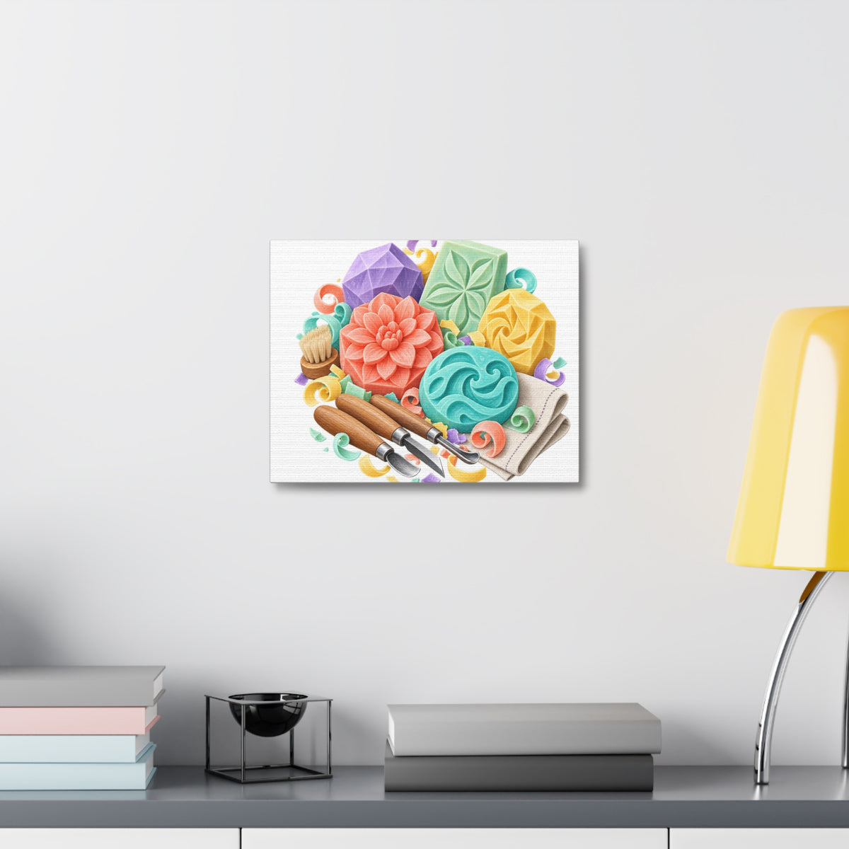 Colorful Soap Carving Workshop Canvas