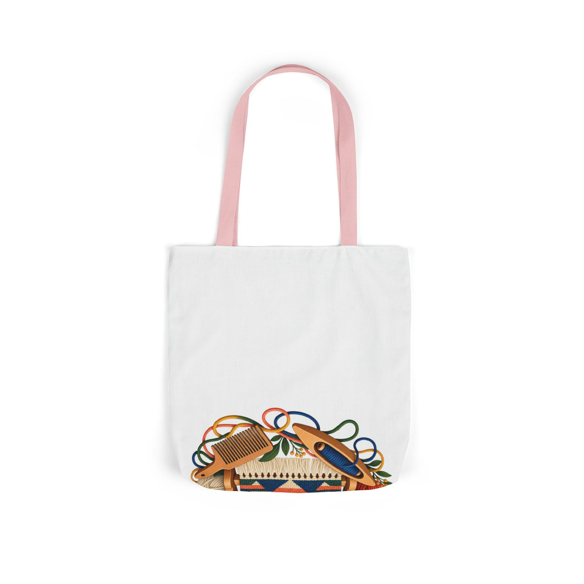 Geometric Hand Weaving Workshop Tote Bag