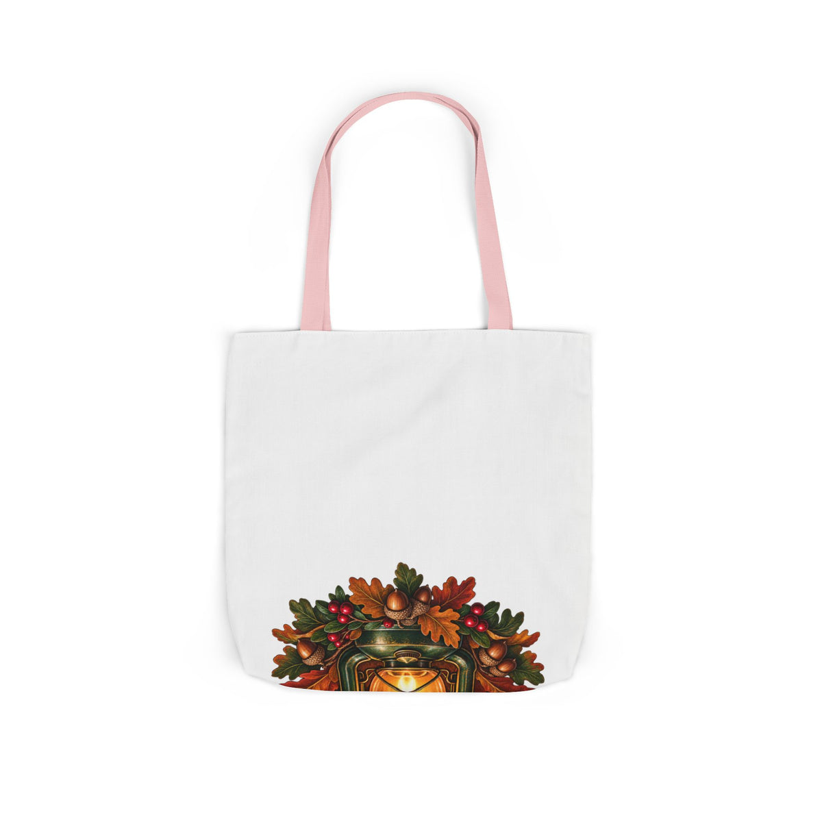Autumn Oak Lantern and Acorns Tote Bag