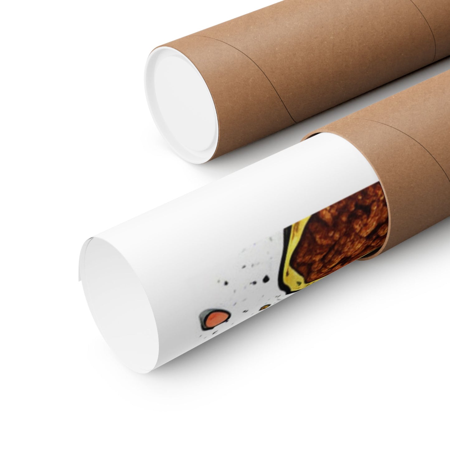 Bold Taco Illustration Foodie Gift Art Poster