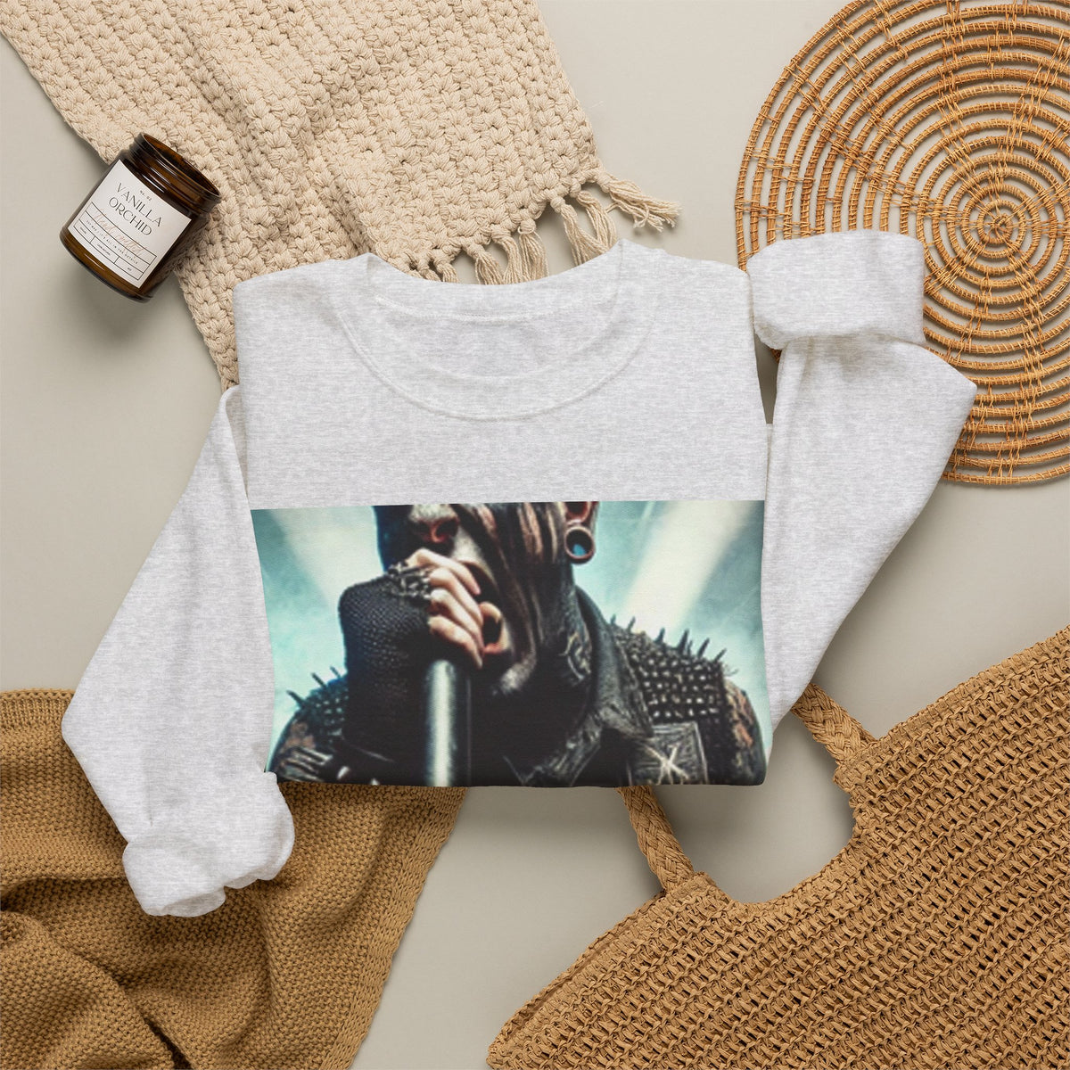 Punk Rock Vocalist Stage Energy Soft Music Sweatshirt