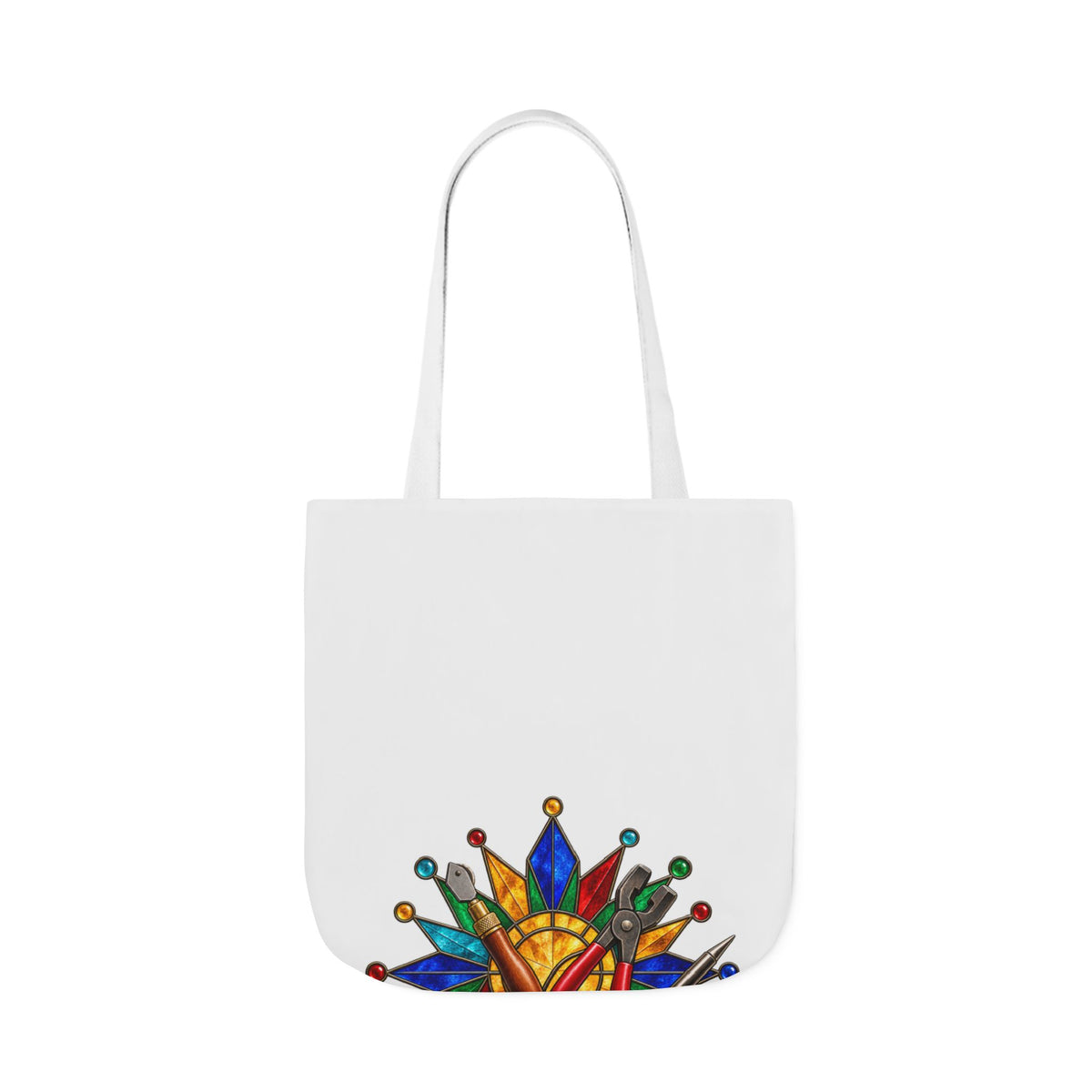 Stained Glass Workshop Tools Tote Bag
