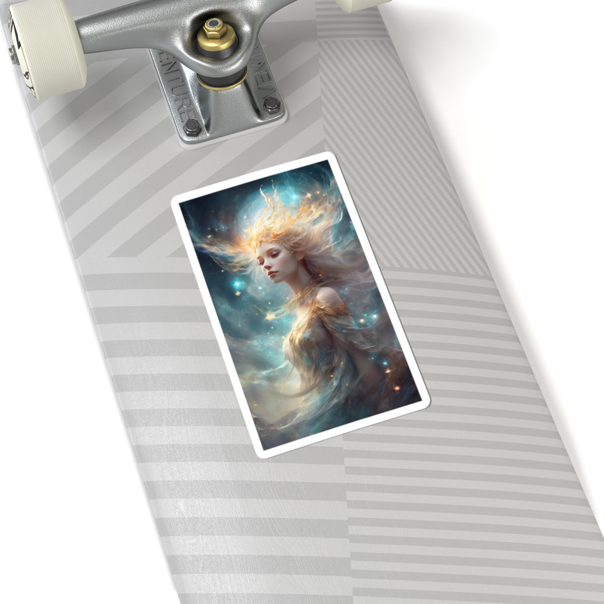 Solar Celestial Spirit Fantasy Portrait Sticker