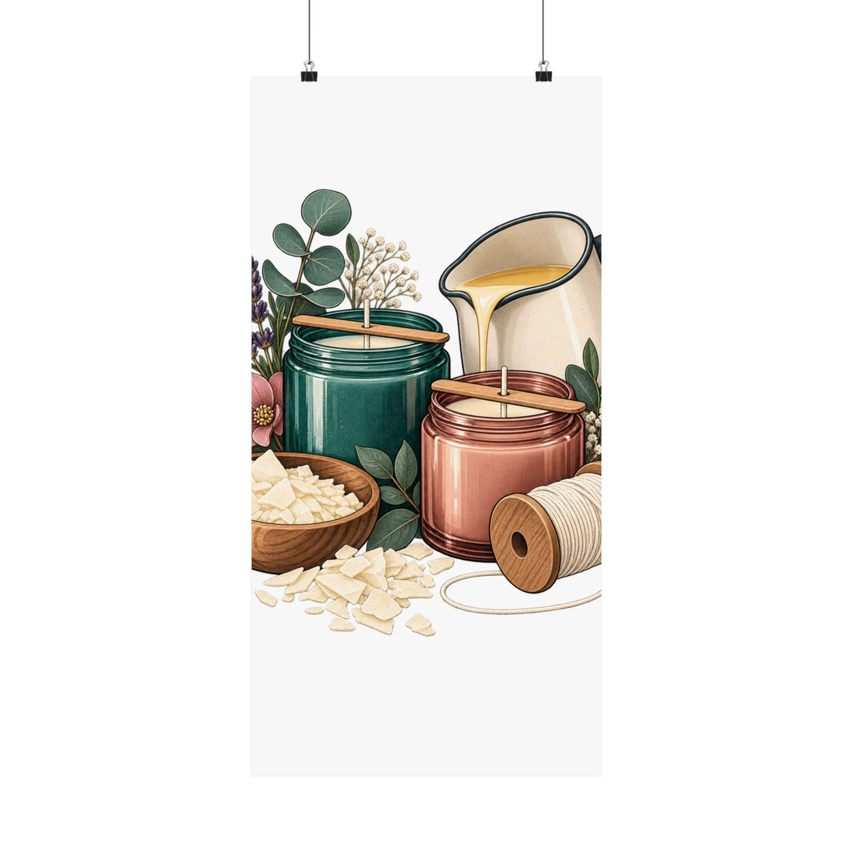 Artisan Candle Making Workshop Poster