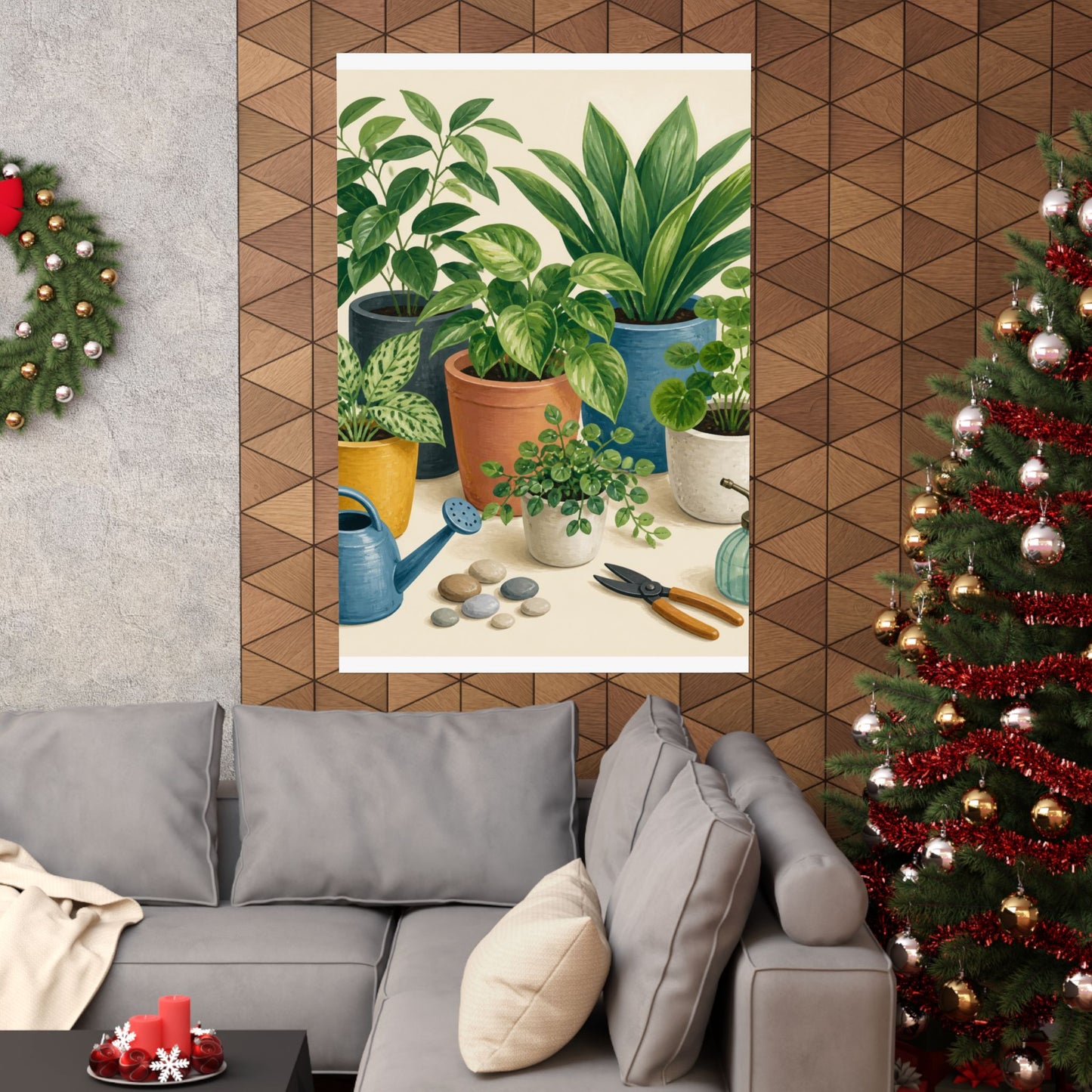 Calm Indoor Houseplant Collection Art Poster