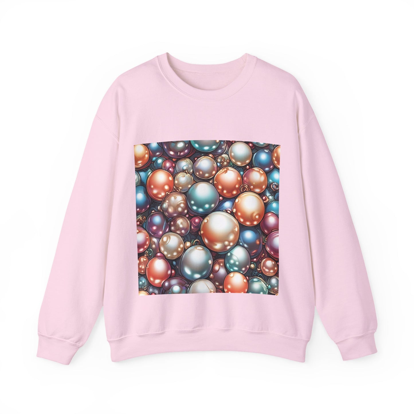 Glossy Orb Marble Abstract Gift Art Sweatshirt