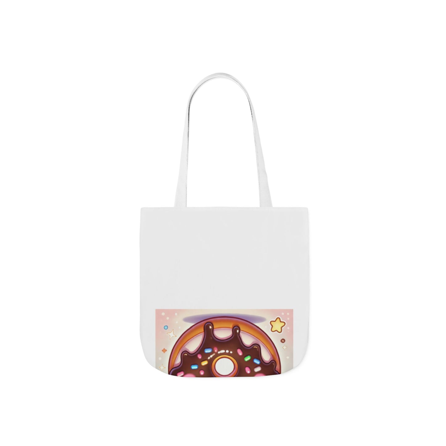 Kawaii Chocolate Donut Cute Dessert Art Tote Bag