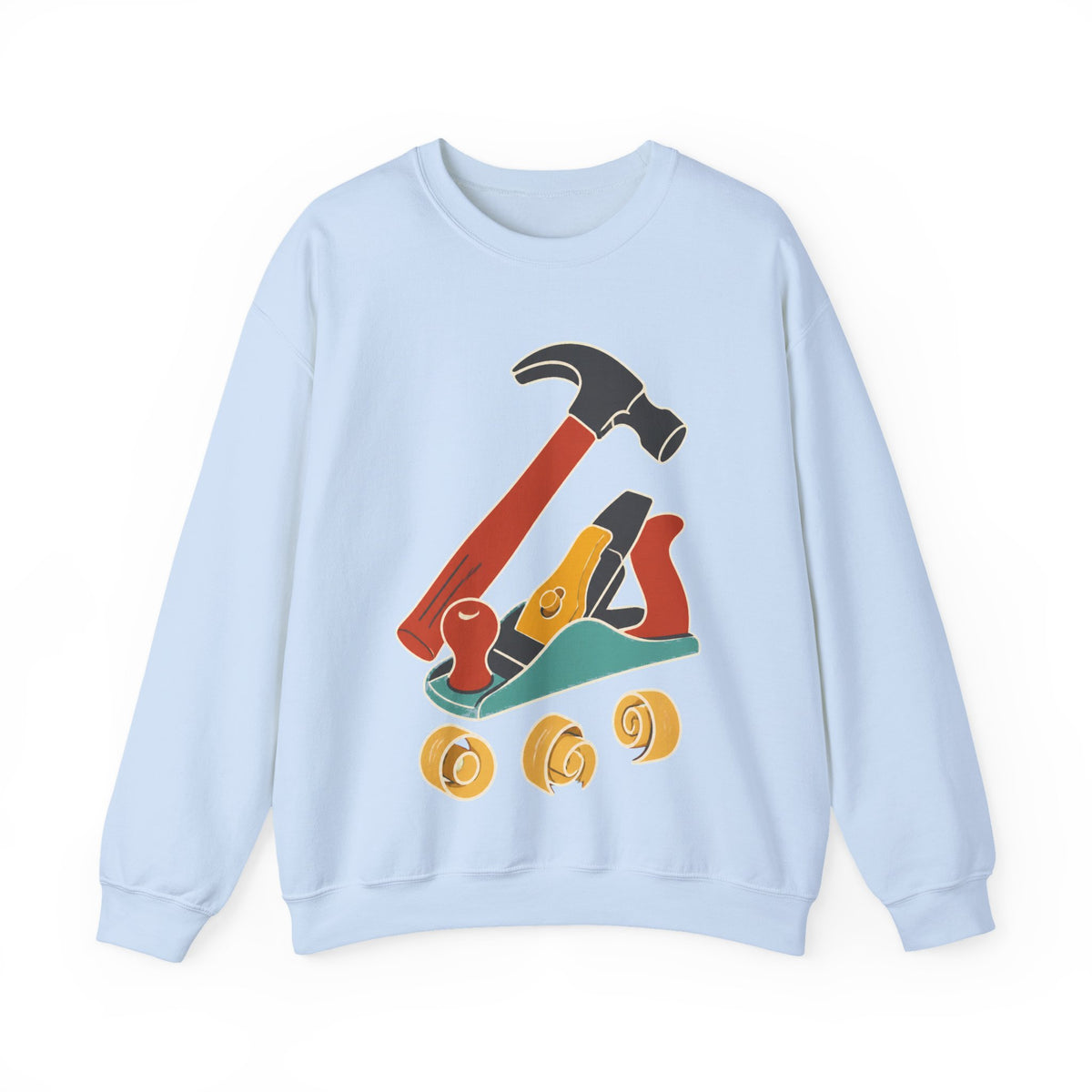 Carpenter Hammer Hand Plane Woodworking Sweatshirt
