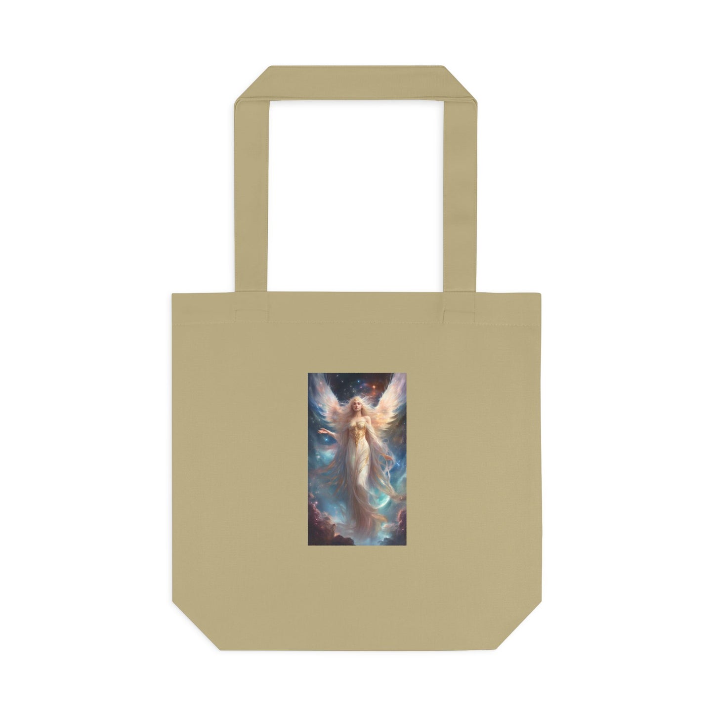 Celestial Winged Heroine Fantasy Portrait Tote Bag
