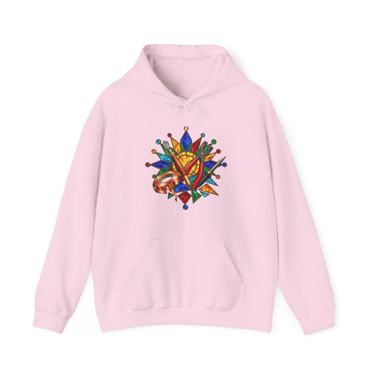 Stained Glass Workshop Tools Hoodie