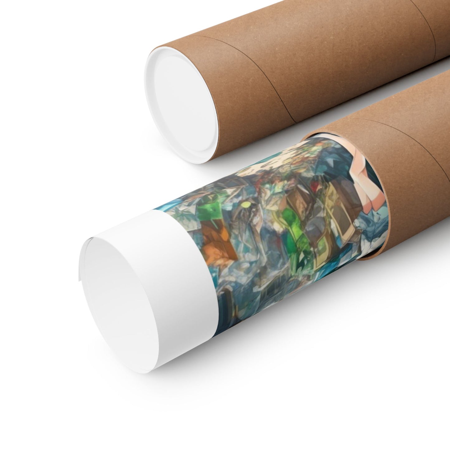 Urban Recycling Anime Friends Green City Wall Poster