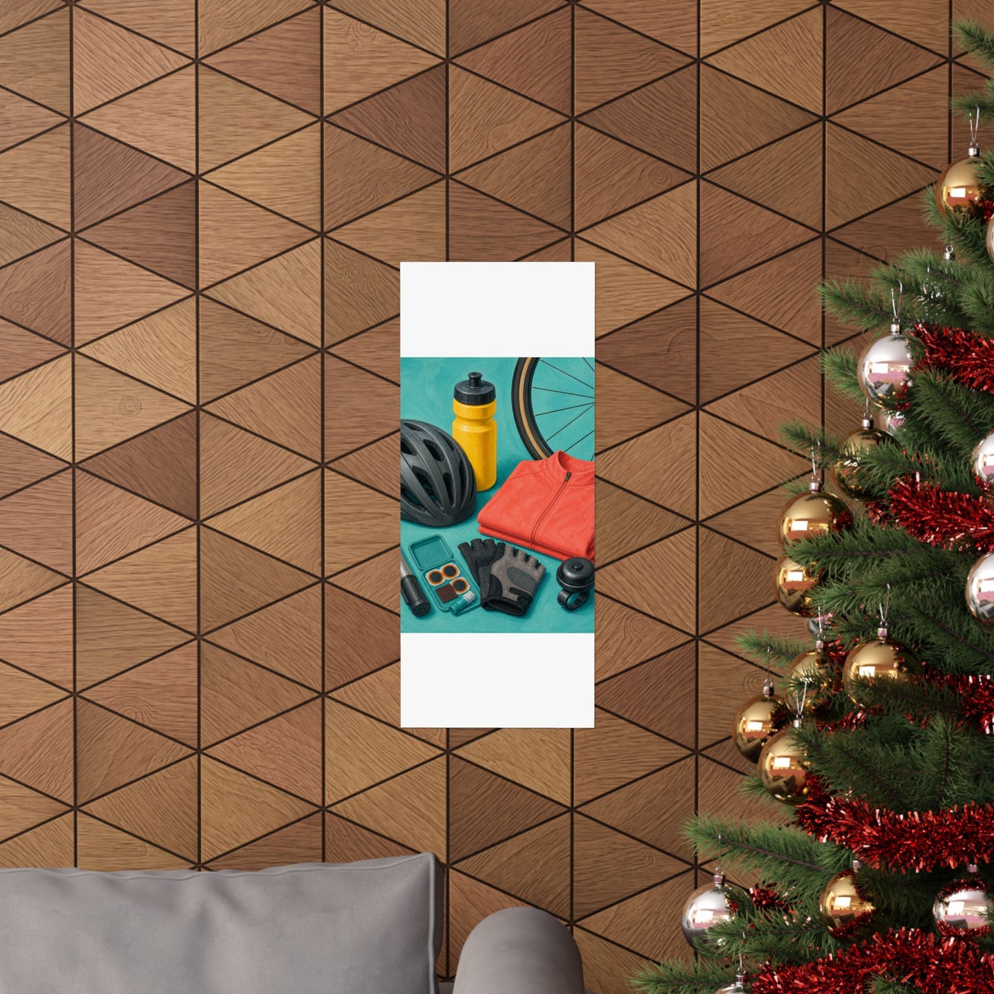 Colorful Cycling Gear Hobby Poster
