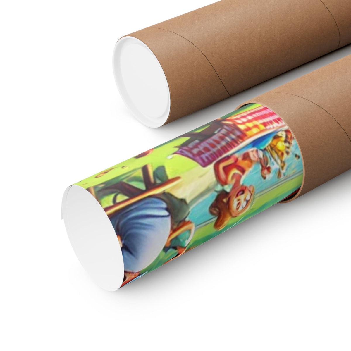 Chaotic Picnic Duck Funny Summer Wall Art Poster